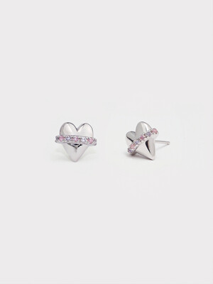 Halo Heart Earring