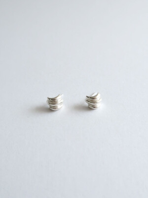 Silver 925 Simple shell earring [silver/gold]