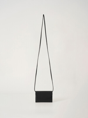 Leather card holder (Black)