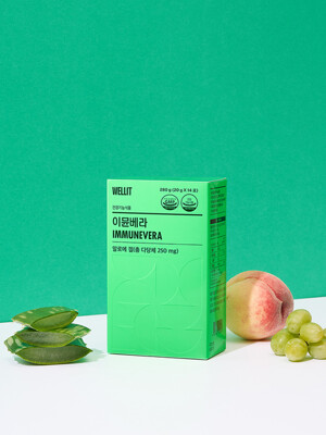 웰릿 이뮨베라 알로에베라 면역젤리 14포 1box