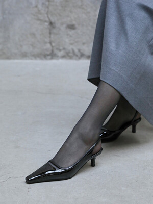 RIA Enamel Hole Slingbacks (4color)