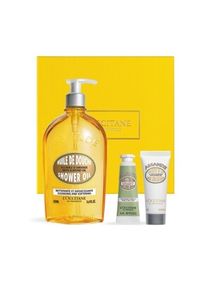 [기프트] 아몬드 모이스쳐라이징 샤워 오일 500ml (+디럭스 2종)