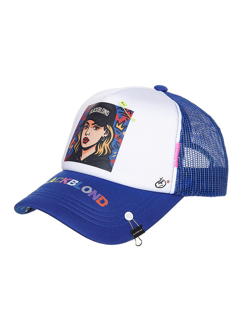 BLACKBLONDのBBD Vintage Clash Trucker Mesh Cap 블랙블론드]BBD Vintage Clash Trucker Mesh Cap (Black)