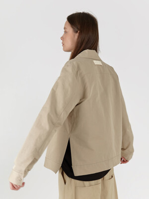 no.225 (beige slit jacket)