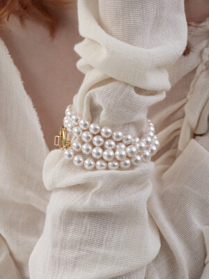 pearl bunch bracelet