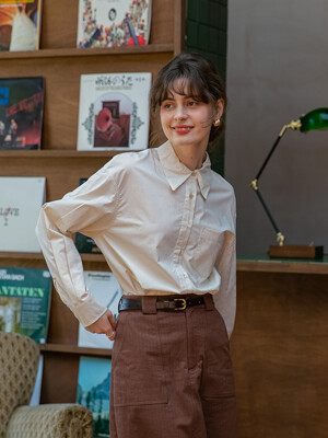 IGNES daily cotton shirt_4COLOR