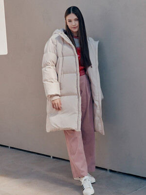 Long Puffer Down  Beige (WE2Y38T75A)