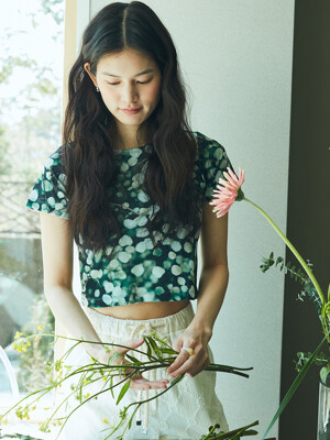 Plant crop top / Green