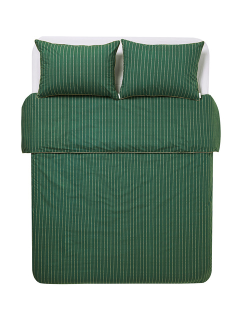 패브릭,패브릭 - 세이투셰 (SAYTOUCHE) - Pin-stripe Duvet Cover (Green)