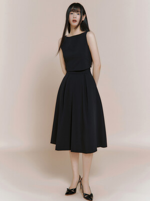 Illona midi flare skirt(2colors)