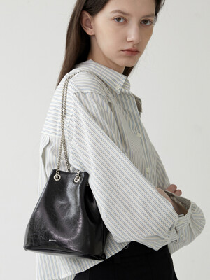 TIWI chain leather mini bag 3 color