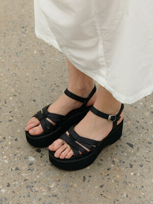 manel platform sandal_black