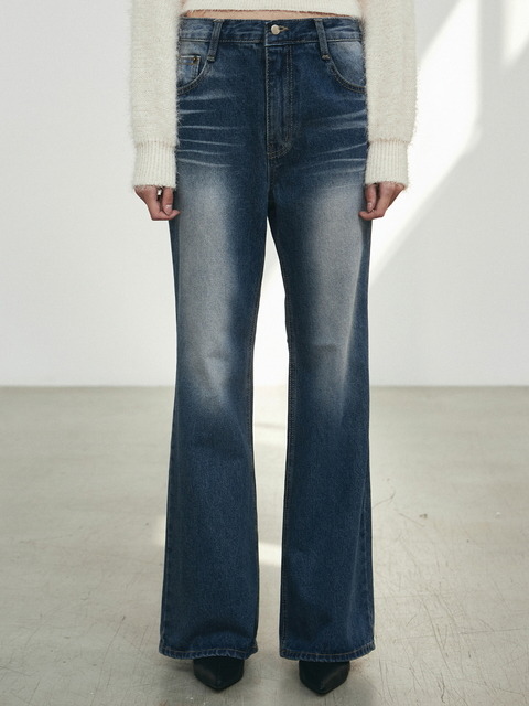 데님 - 닉앤니콜 (NICK&NICOLE) - VINTAGE WASHING BOOTS CUT PANTS_BLUE