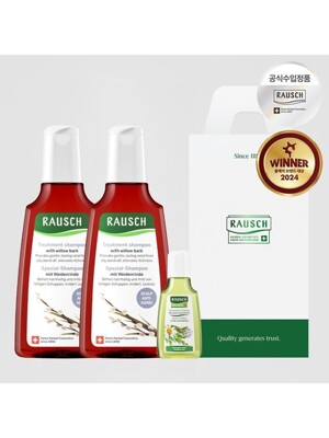 [선물포장] [더블기획]라우쉬 윌로우바크 트리트먼트 샴푸200ml+GIFT