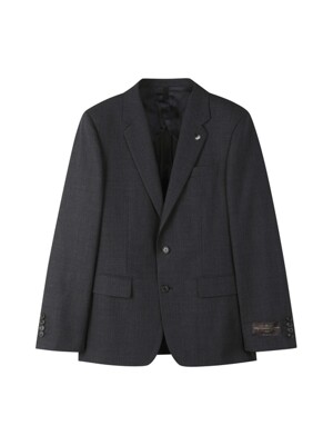 canonico silk blended charcoal suit jacket_CWFBM24304GYD