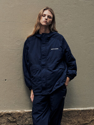 Out of office nylon jacket_french navy
