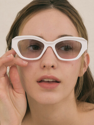 Hydra White Frame Sunglasses_3 Color