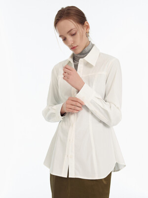 Slim Line Pleats Shirt