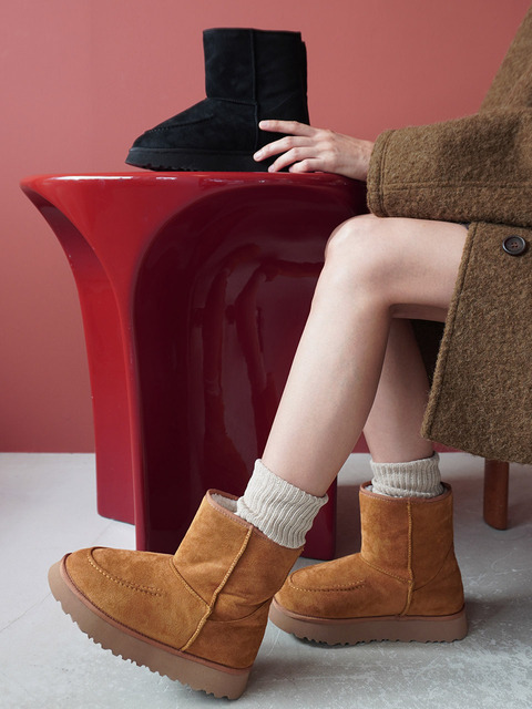알뜨 알레 [단독]cozy half boots HA2424