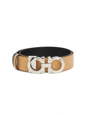 FERRAGAMO 페라가모 간치니 여성 양면 벨트 23 A564 737 0771048 (프리컷팅)