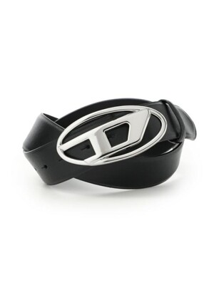 24FW 디젤 가죽 벨트 OVALDX10133P6364T8013 BLACK DOM