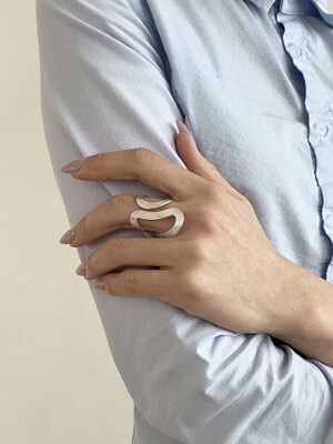 [925silver] Helix ring