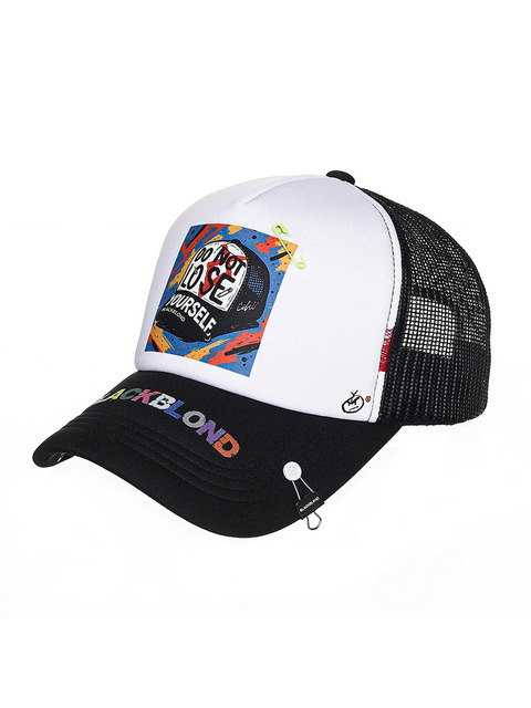 BLACKBLONDのBBD Vintage Clash Trucker Mesh Cap 블랙블론드]BBD Vintage Clash Trucker Mesh Cap (Black)