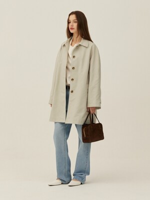 CLAIR TRENCH COAT - LIGHT KHAKI