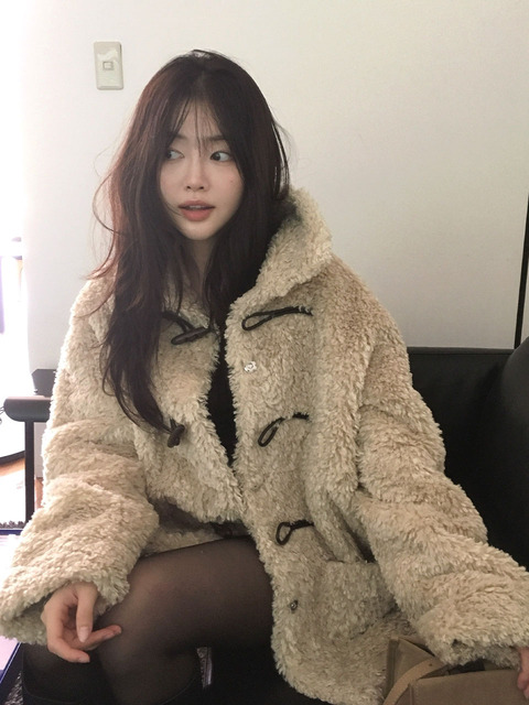 샤드라마 [정린pick/11차 REORDER] CLOUD SEARING FUR COAT [BEIGE]