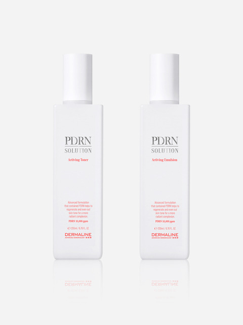 더마라인 PDRN 솔루션 액티빙 SET (토너 + 에멀젼 200ml)