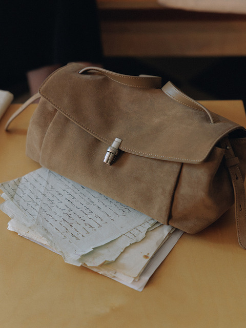 르메메 Sac Amelie Suede_Beige
