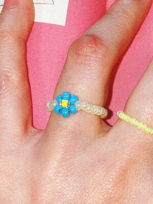 Soda Icecream Flower Beads Ring 비즈반지