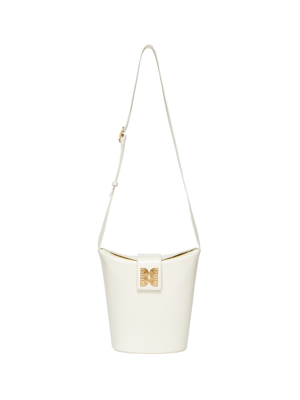 HOBART Folded Top Bucket Bag - Cream