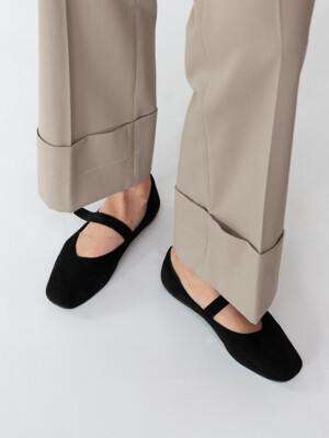 Rowie mary jane shoes Suede Black