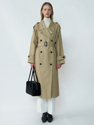 Tie Trench Coat
