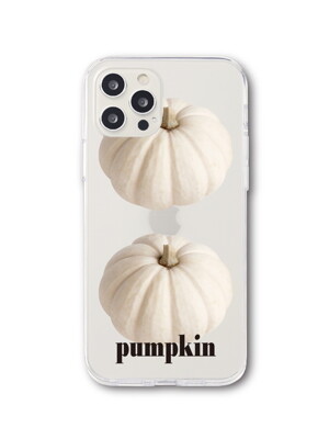 WHITE PUMPKIN PHONE CASE