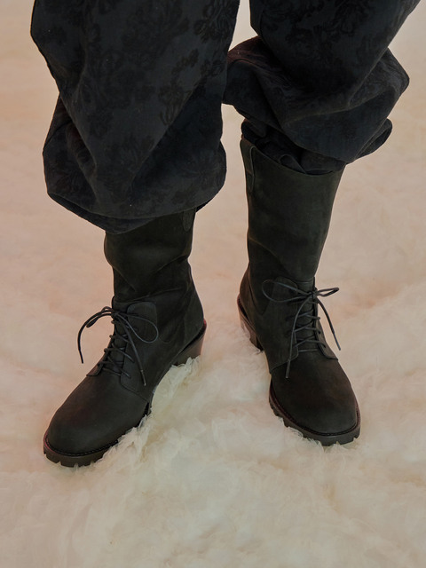 부츠,부츠 - 엔루니크 (ENLUNIQ) - Walk with me Middle Boots - Black 