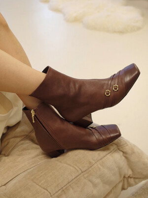 Mell Booties - Brown