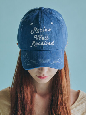 RECLOW WELL RWL BALL CAP BLUE DENIM