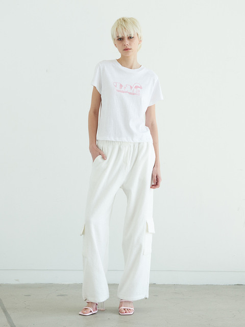 팬츠 - 이엠엠 (emm) - Terry Jogger Pants Off White
