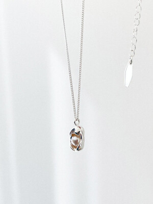 Silver925 Covered Pearl Necklace