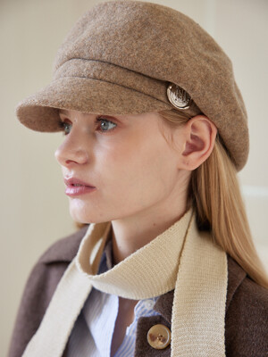 Seal Stamp Newsboy Cap (4 Colors)