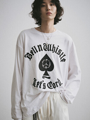 SPADE & PEACEFUL S/S T-SHIRT_WH