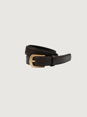 Classic Leather Belt - Brown