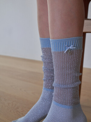 Charm Detail Sparkle Socks