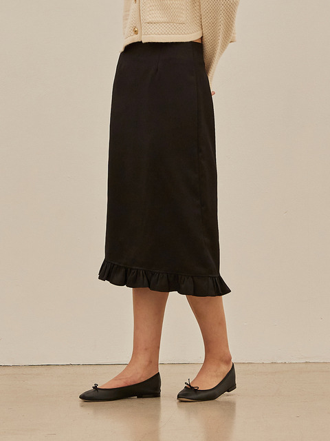 ☆【MangoManyPlease】☆RIONA SHIRRING SKIRT シャーリン.グ☆ 망고매니플리즈]RIONA SHIRRING SKIRT (2colors)