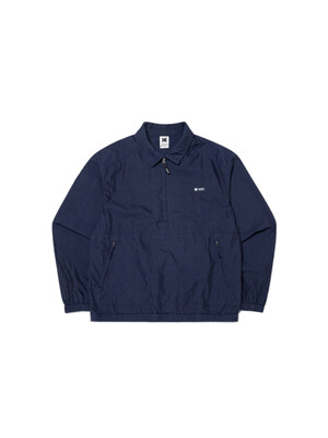 가먼트워싱 카라 아노락 자켓 NAVY