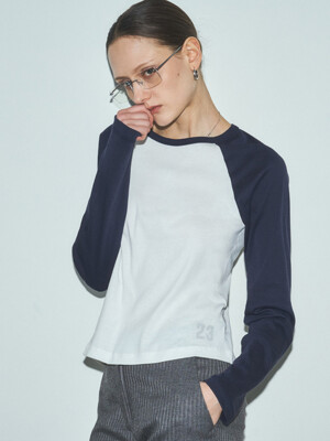 Raglan Number 23 T-Shirt_CTT349(3Color)