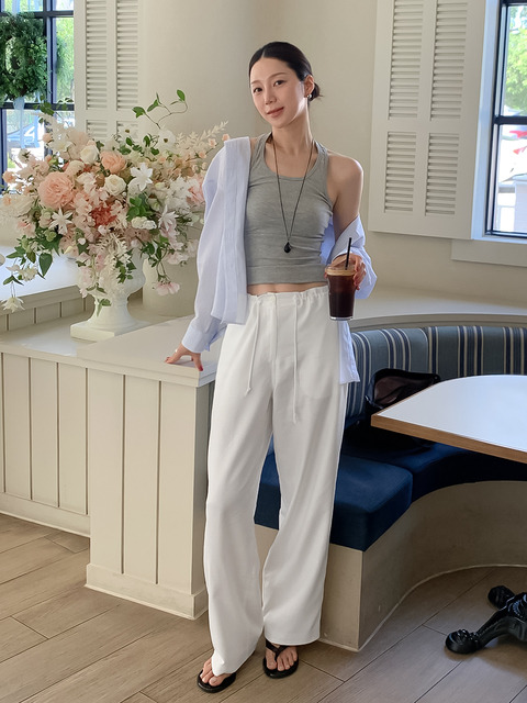 パンツ Siyazu SIPT7048 side banding essential trousers_5colors 시야쥬]SIPT7048 side banding essential trousers_5colors