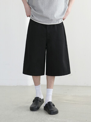 M265 TENCEL BERMUDA PANTS_BLACK